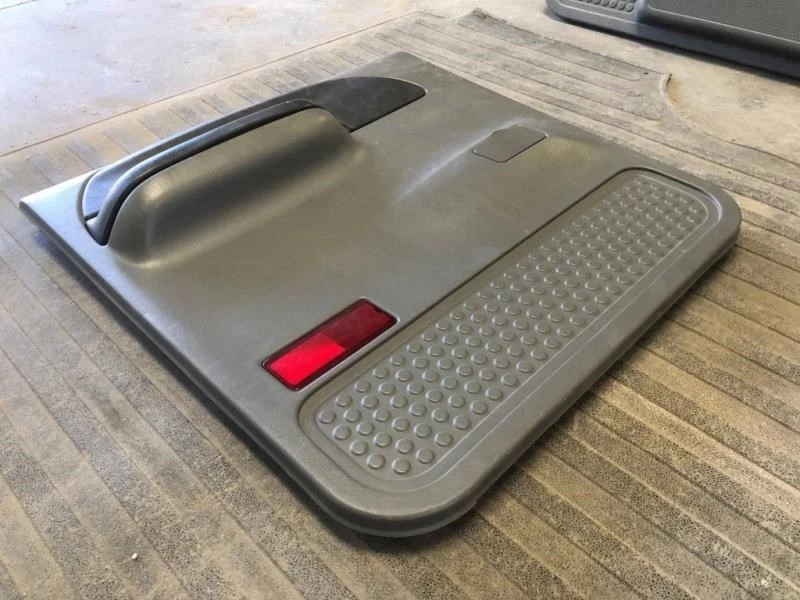 03 Ford F250 Super Duty LH trasero izquierdo doble cabina panel de puerta eléctrico gris Foto 2 de 4