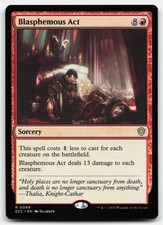 Blasphemous Act 89 Rare Commander: Lorwyn Eclipsed Magic: The Gathering NM