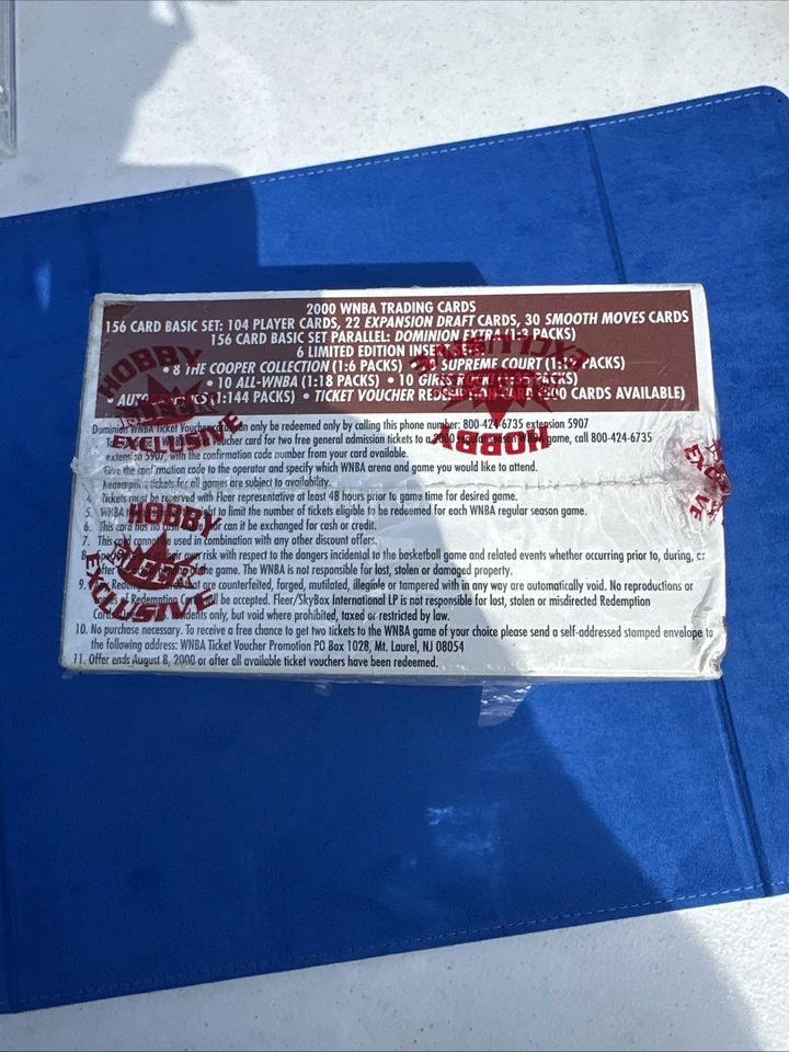 2000 WNBA Dominion Sealed Hobby Box - Image 3 of 3