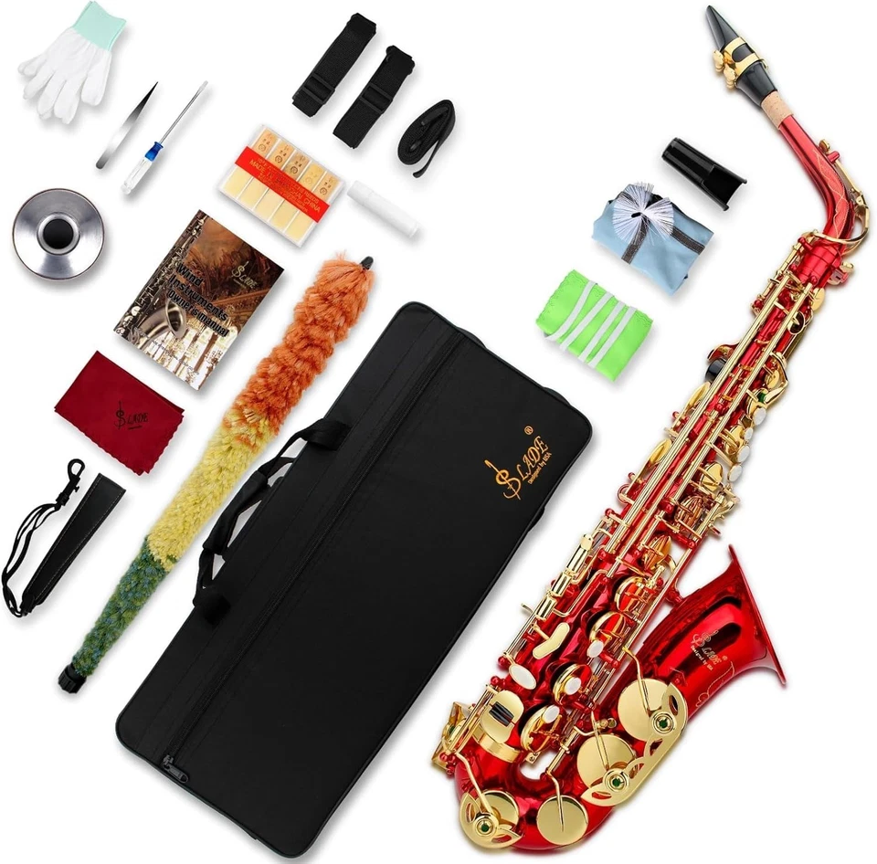 Saxofón plano profesional E - 12 - incluido Foto 3 de 4