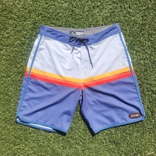 Rip Curl A1308 Mens Size 31 Navy Mirage Surf Revival Board Shorts PERFECT COND