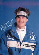 Autogrammkarte Ski Alpin Deutscher Skifahrer Audi Team 90er Jahre
