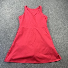 GapFit Dress Womens Medium Pink V Neck Tank Fit & Flare Athleisure Stretch