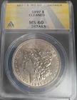 1897 Morgan Dollar MS60 Details ANACS Great Eye Appeal