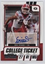 2021 Panini Contenders Draft Picks College Ticket Eric Stokes #279 Auto 03xg