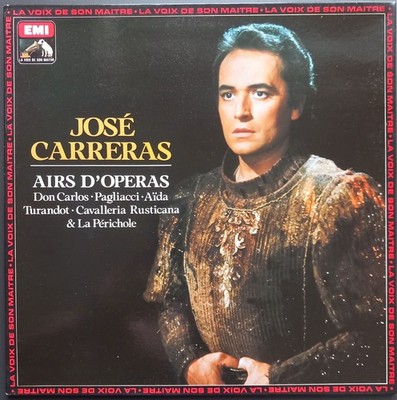 JOSÉ CARRERAS - Airs d'Operas, KARAJAN, MUTI, FRENI, BERGANZA, EMI, STEREO