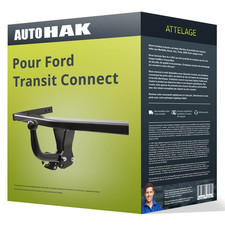 Attelage pour Ford Transit Connect V408 démontable avec outil Auto Hak TOP