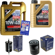 INSPEKTIONSKIT FILTER LIQUI MOLY ÖL 6L 10W-40 für Peugeot 306 Cabriolet 7D N3