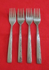 4 X Viners Executive Suite Stainless Dessert Forks 18cm