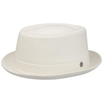 LIERYS Classic Pork Pie Cordhut Baumwollhut Stoffhut Porkpie Pork-Pie-Hut