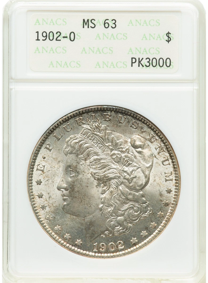 MS 63 Graded 1902 Year Morgan US Dollars (1878-1921) for sale | eBay