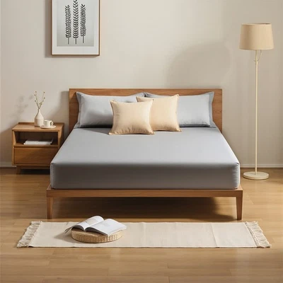 LIFELOOK Grounding Fitted Bed Sheet Earthing Sheets -10% Silver Fiber & Organic Cotton