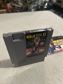 Ninja Gaiden II 2 Nintendo Nes W/Manual Cleaned & Tested Authentic