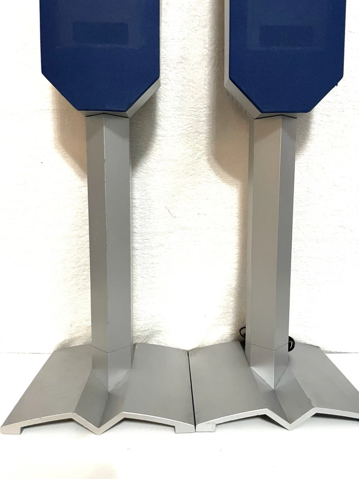 Sharper Image SO227 Modern Vertical Design Stereo Speakers With Stand - Image 4 of 4