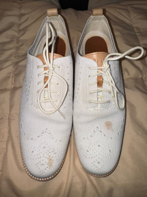 Cole Haan Zerogrand Wingtip Oxford - C25216 - White Stitchlite - 12M