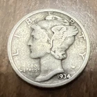 1934 MERCURY SILVER DIME ACTUAL COIN Get Yours And More Today And Save