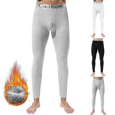 Herren Winter Thermohosen Lange Warm Unterhosen Unterwäsche Hosen Under Leggings