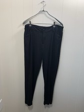 Lee Riders Ankle Skinny Women Size 14M Black Dress Pants Rayon F4