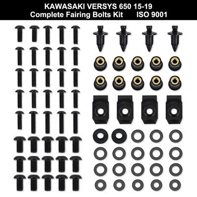 Details about   Fit For Kawasaki Versys 650 2015-2019 2017 2018  Full Fairing Bolts Screws Nuts