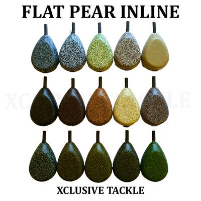 10 x INLINE FLAT PEAR DROP OFF KARPFEN BLEI - ALLE FARBEN UND GRÖSSEN VERFÜGBAR