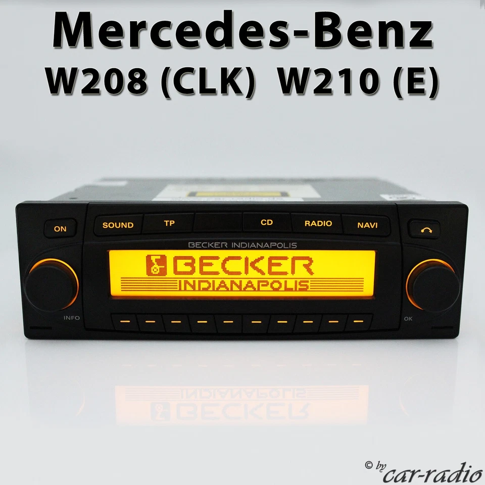 Becker Navi Indianapolis BE7920 für Mercedes W208 W210 Radio CLK E Klasse MP3-CD