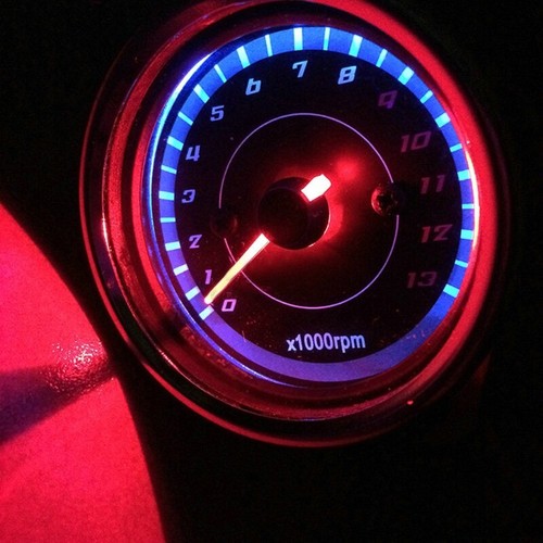 Multifunctional Motorcycle Dashboard Digital Tachometer for DC 12V Meter Gauge - Picture 8 of 8