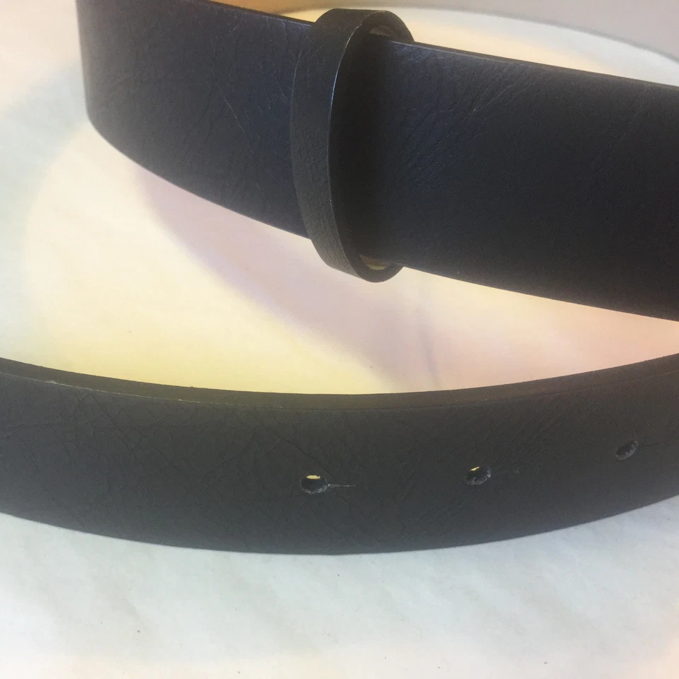 Style & Co Womens Size Small S Wide Black Huge Buckle With Gold Rhinestones  - Image 3 of 4