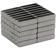 30 Neodymium Magnets 1/2 x 1/8 x 1/8 inch Block N48 Rare Earth
