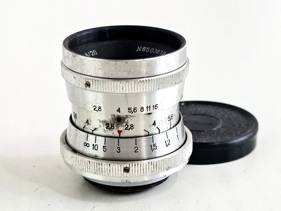 PO-51 20mm F/2.8 (RO-51) Vintage USSR Cine Lens, M27 mount for Kiev-16C-3 - Image 3 of 4