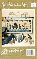 NOAH'S ROLLING ARK QUILT PATTERN--OOP-FROM THE POWDER MILL BY DIANE ARTHURS