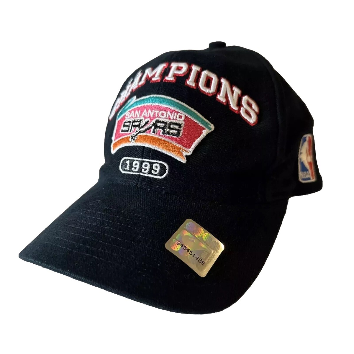 VTG 90s NBA San Antonio Spurs Champions Hat Logo Athletic