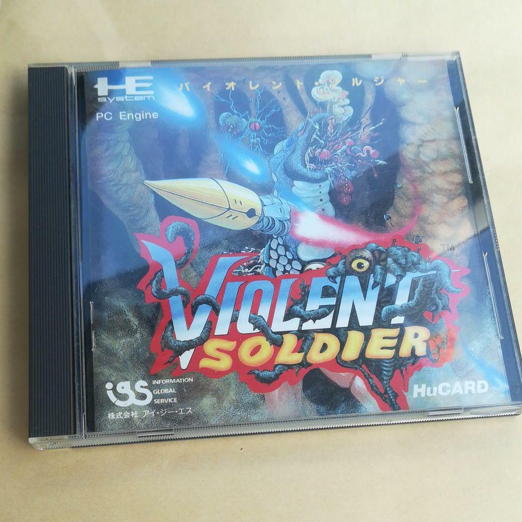 HuCARD アイジーエス　バイオレント・ソルジャー IGS VIOLENT SOLDIER PC-Engine Hu Card PCE From Japan | eBay