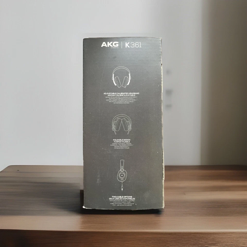 Fones de ouvido G2U AKG K361BT profissional Bluetooth traseira fechada estúdio - Imagem 4 de 4