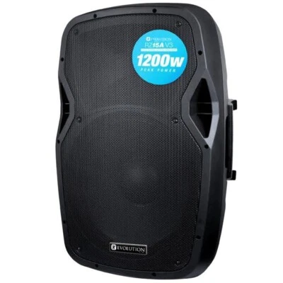 Evolution RZ15A V3 1200W Two Way Active DJ Disco PA House Party Speaker