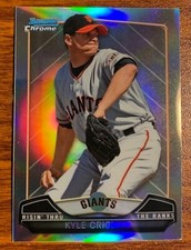 2013 Bowman Chrome Mini Risin' Thru The Ranks Ref. #RTR-KC Kyle Crick SF Giants