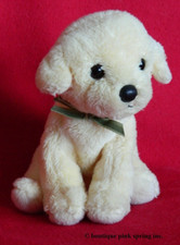 TY DOG BOUNDS THE GOLDEN RETRIEVER BEANIE BABY PLUSH CUDDLE TOY STUFFED ANIMAL