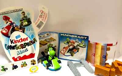 Sorpresa Uovo di Pasqua kinder - Ferrero - Yoshi - MARIO KART 2024