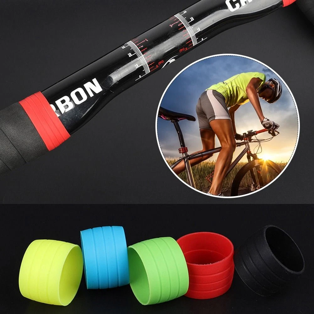 Silicone Ring Plugs Road Bicycle Grips Bike Plug Rubber Bar Tape