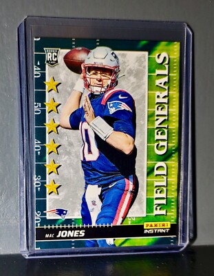 Mac Jones 2021 Panini NFL Instant Field Generals #22 Rookie Card 1 of 2088