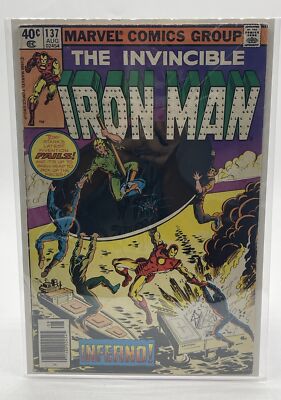 August 1980 Marvel The Invincible Iron Man #137 Inferno!
