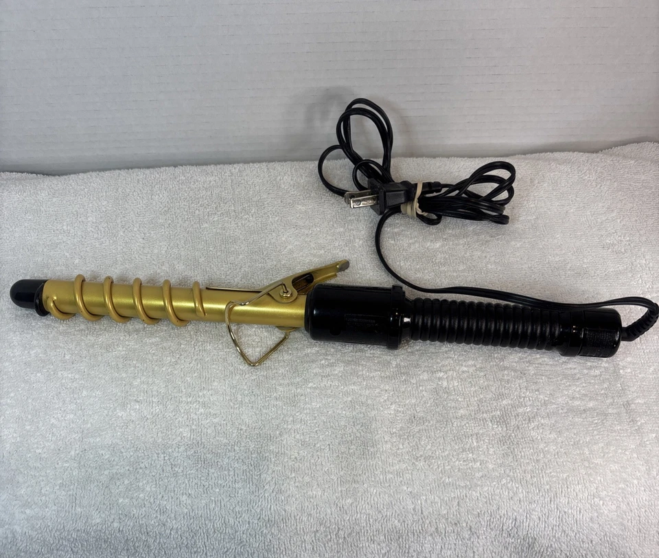 Керамический шайлер Conair мгновенного нагрева спираль шириной 3/4 дюйма для завивки укладки РАБОТАЕТ! - Изображение 3 из 4