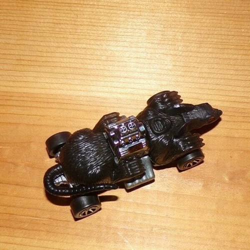 Hot Wheels BLACK Rat die-cast car 1988 MATTEL VERY COOL - Picture 5 of 6
