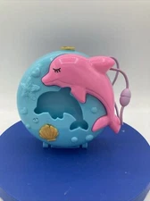 Polly Pocket DOLPHIN Beach Playset BIG POCKET Blue Purple Pink Yellow 2020 