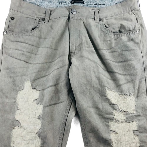 Gray Berlin Slim Straight Jeans Size 
