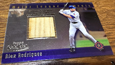 2002 Topps Gold Label Major League Moments Relics Titanium AR Alex Rodriguez Bat