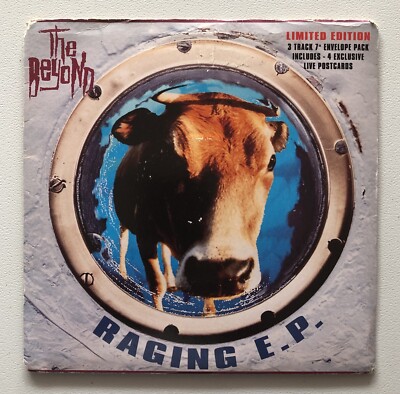 BEYOND Raging EP 7'' 45rpm 1991 UK Rare LTD ED with 4xPostcards Envelope PS EX/EX