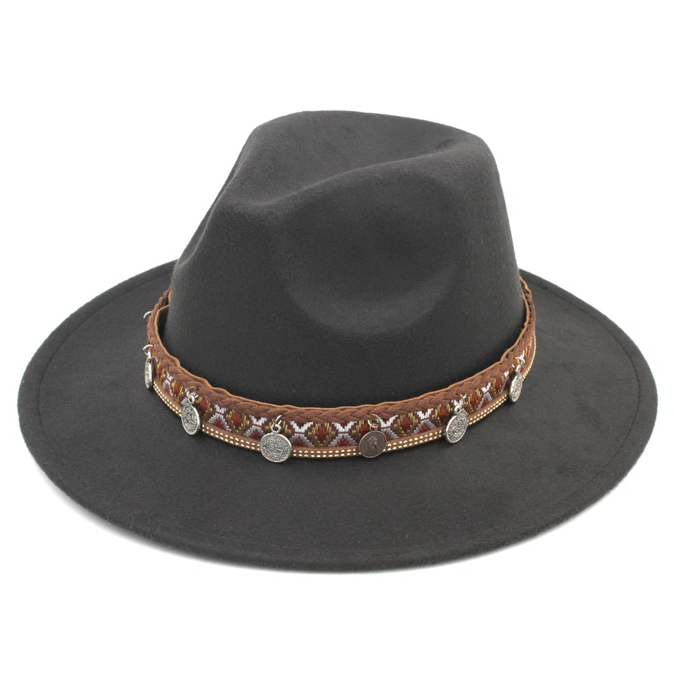 Sombrero de Panamá Niños Ala Ancha Niños Niñas Gorra Fedora para Halloween Fiesta Cumpleaños Foto 3 de 4