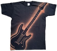 T-SHIRT MAGLIETTA UOMO DONNA CHITARRA ELETTRICA GUITAR MUSICA MUSIC ROCK BASSO