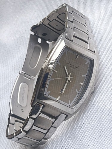 2015- Superbo orologio da polso uomo KENNETH COLE KC3690 calendario. Acciaio 50m con r. - Foto 4 di 7