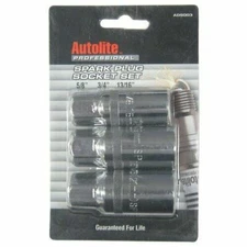 AutoLite Spark-Plug Socket Set    3pc   5/8''  3/4''   13/16''    Great Quality 